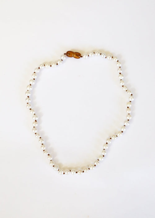 Pure Gemstone + Pearl || Necklace