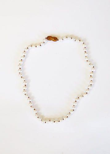 Pure Gemstone + Pearl || Necklace