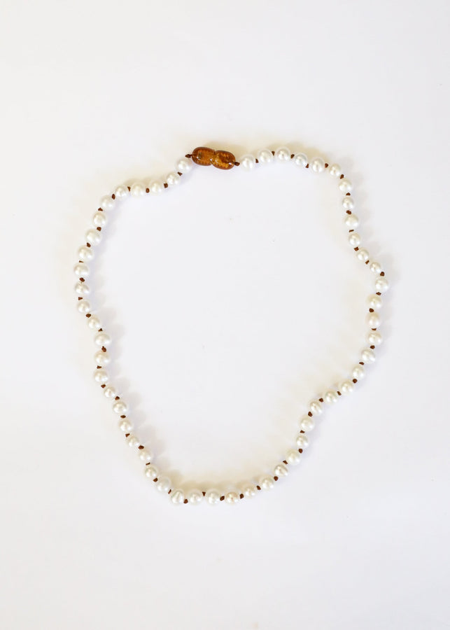 Pure Gemstone + Pearl || Necklace